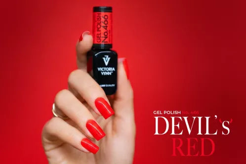 GEL POLISH  -466 Devil's Red 8 ml