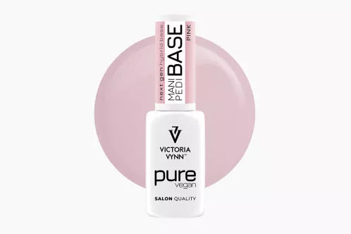 PURE VEGAN MANI PEDI BASE - rosa 8ml