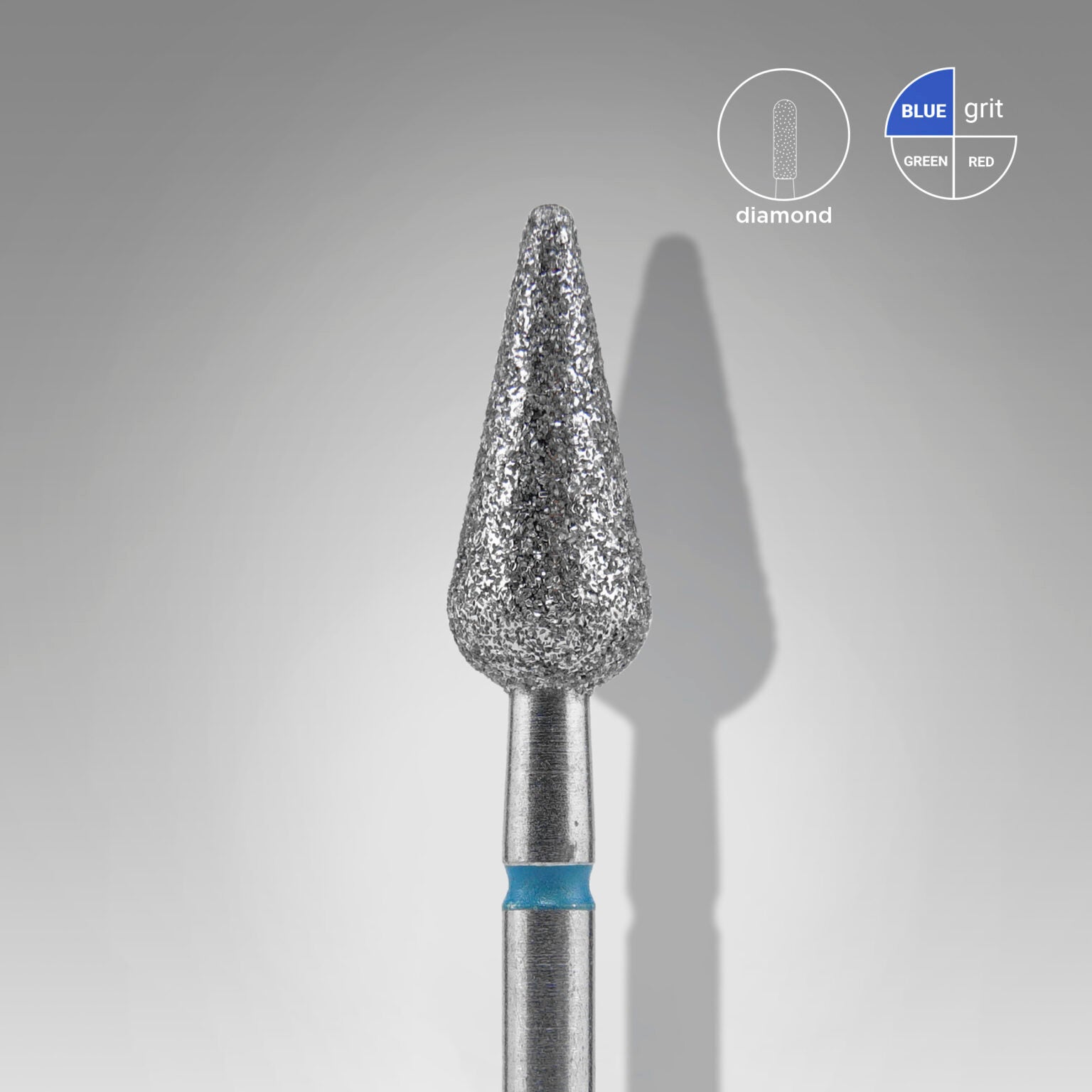 Diamant Bit Nagelbohrer Blau