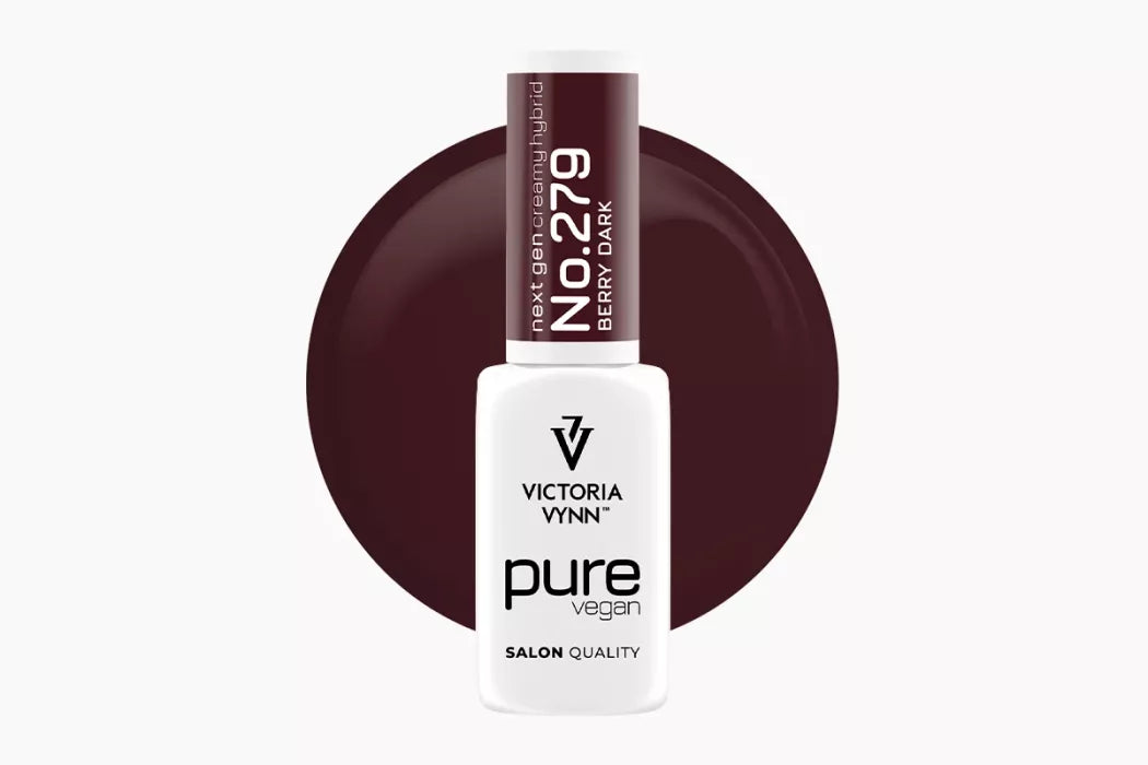 279 Berry Dark 8ml Rein vegane cremige Hybrid-Victoria Vynn