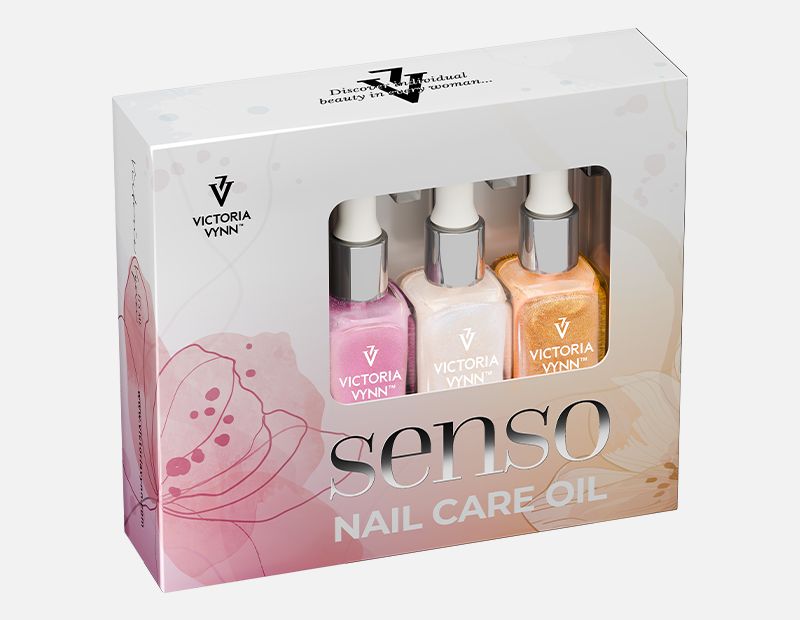 3 PACK SENSO NAIL CARE OIL Follow Me, Kiss Me, Love Me 9 ml