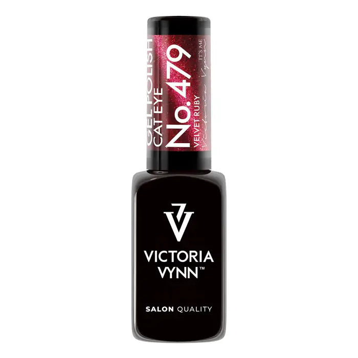 Nagellack-Gel 479 Cat Eye Velvet Ruby 8m