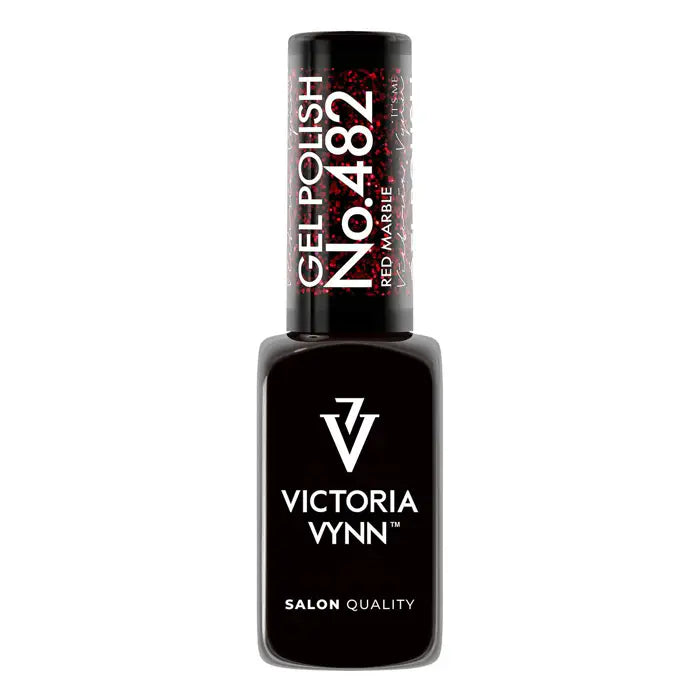 Nagellack-Gel 482 Roter Marmor 8 ml