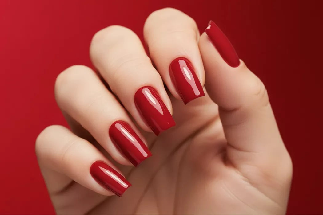 GEL POLISH Ladies Love Red + GEL POLISH TOP Matte 8 ml + GEL POLISH TOP Oh! My Gloss 8 ml