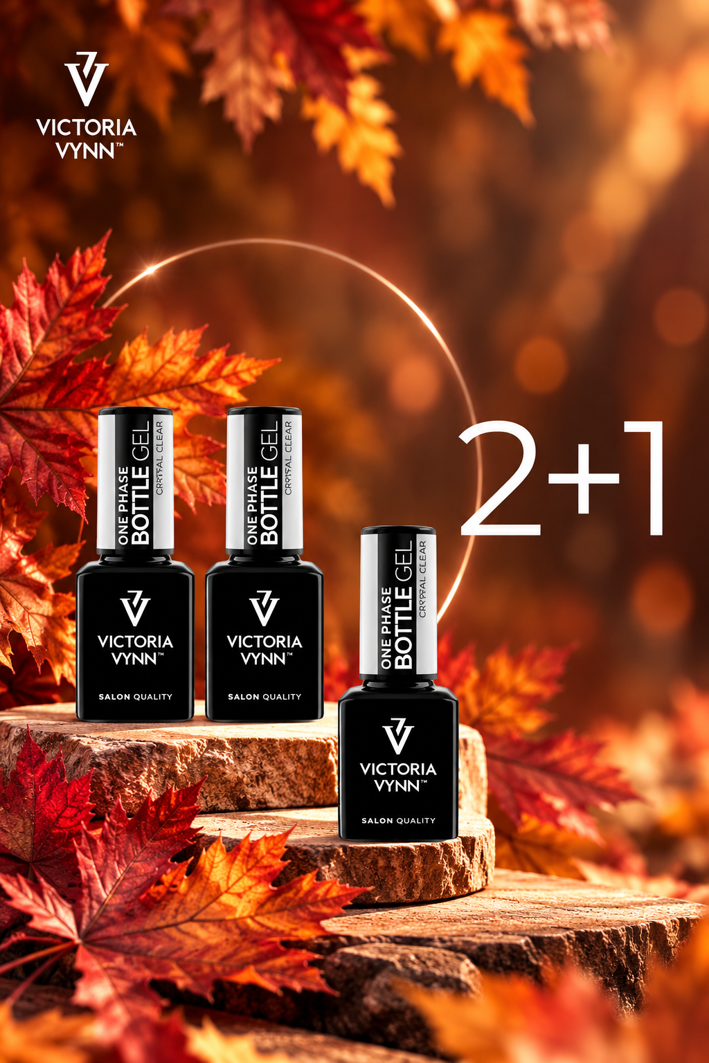 BOTTLE GEL Clear 15ml - One Phase - 2+1 gratis