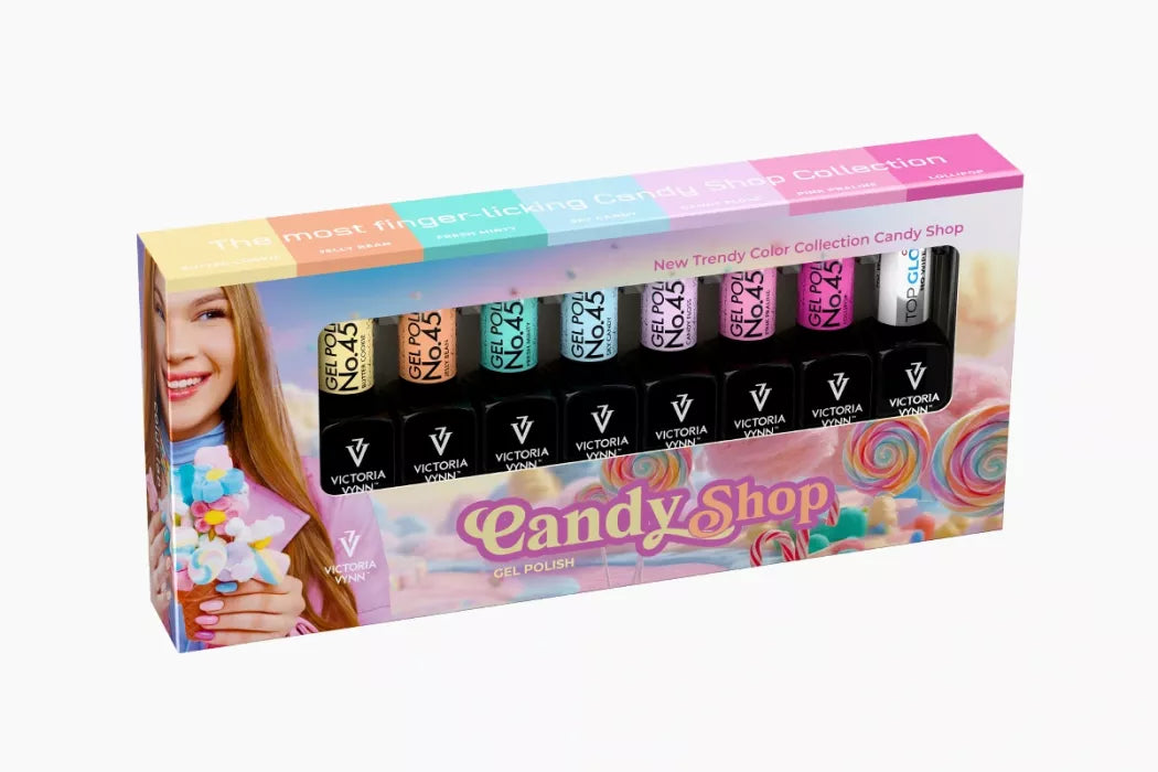 GEL POLISH  - SET CANDY SHOP COLORS 8ml