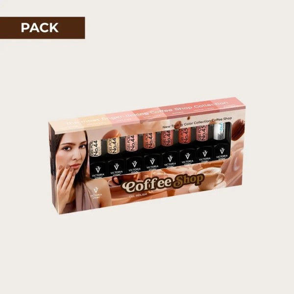 GEL POLISH  - SET COFFEE SHOP COLORS 8ml