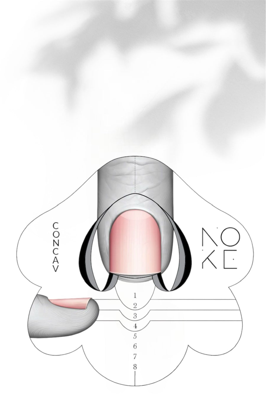 NAIL FORM CONCAV – ALUMINIUM 100 stück