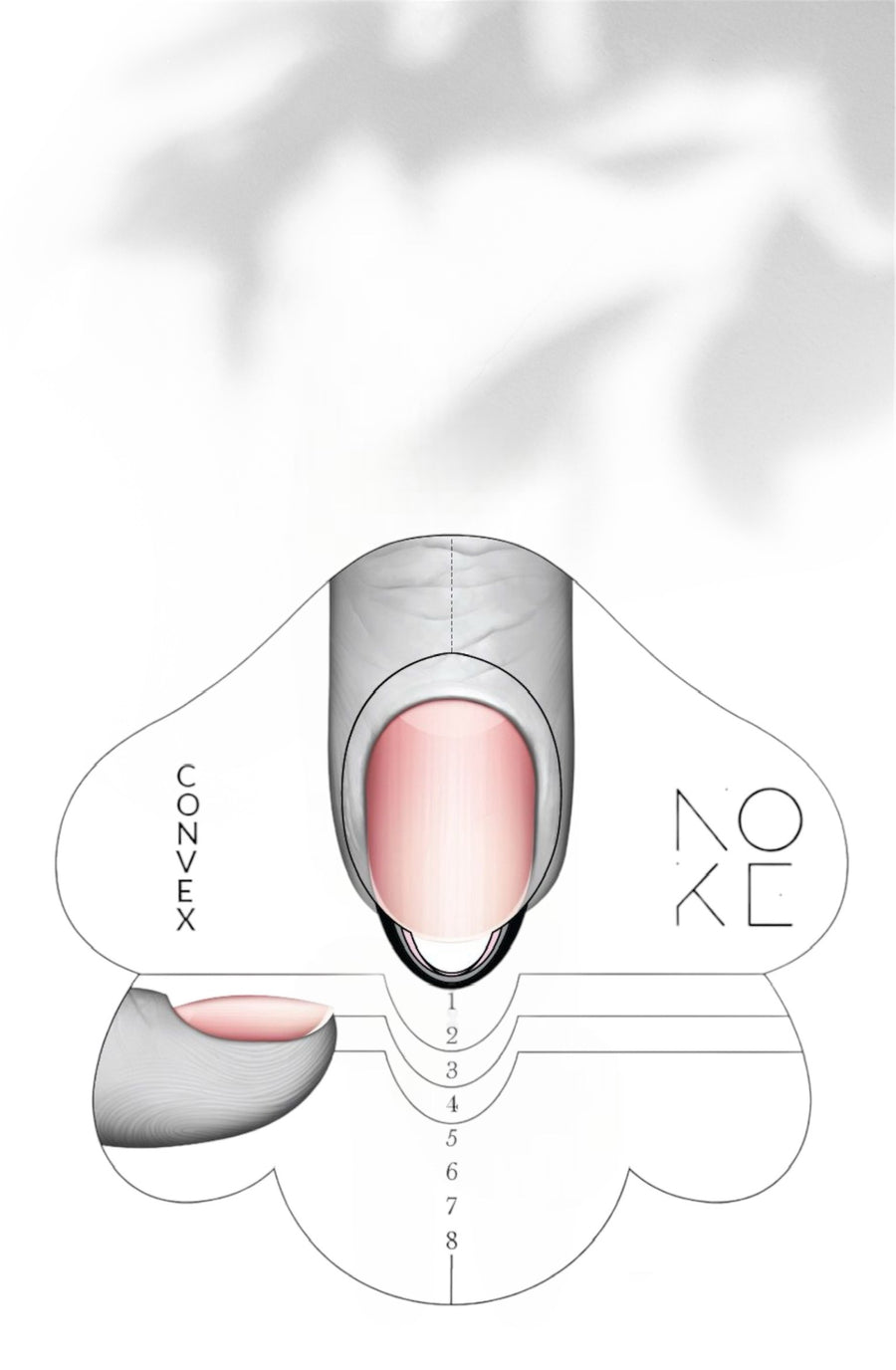 NAIL FORM CONVEX – ALUMINIUM 100 stück