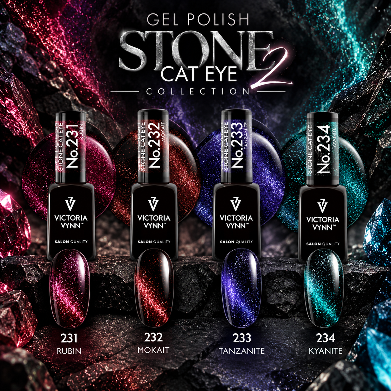 CAT EYE STONE 2 Collection - 4 Colors