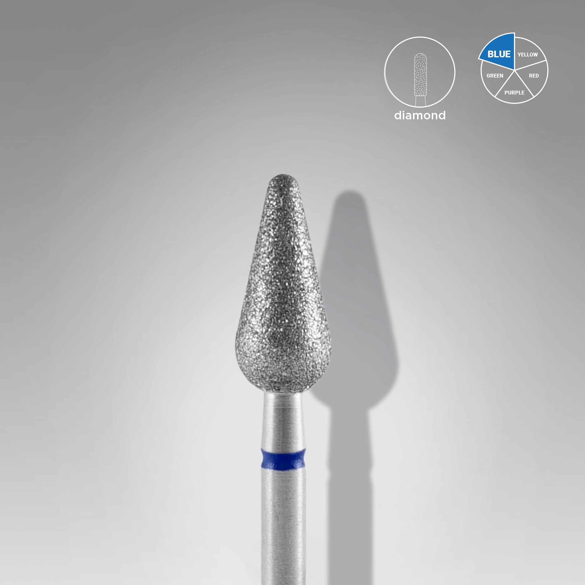 Diamant Bit Nagelbohrer Blau