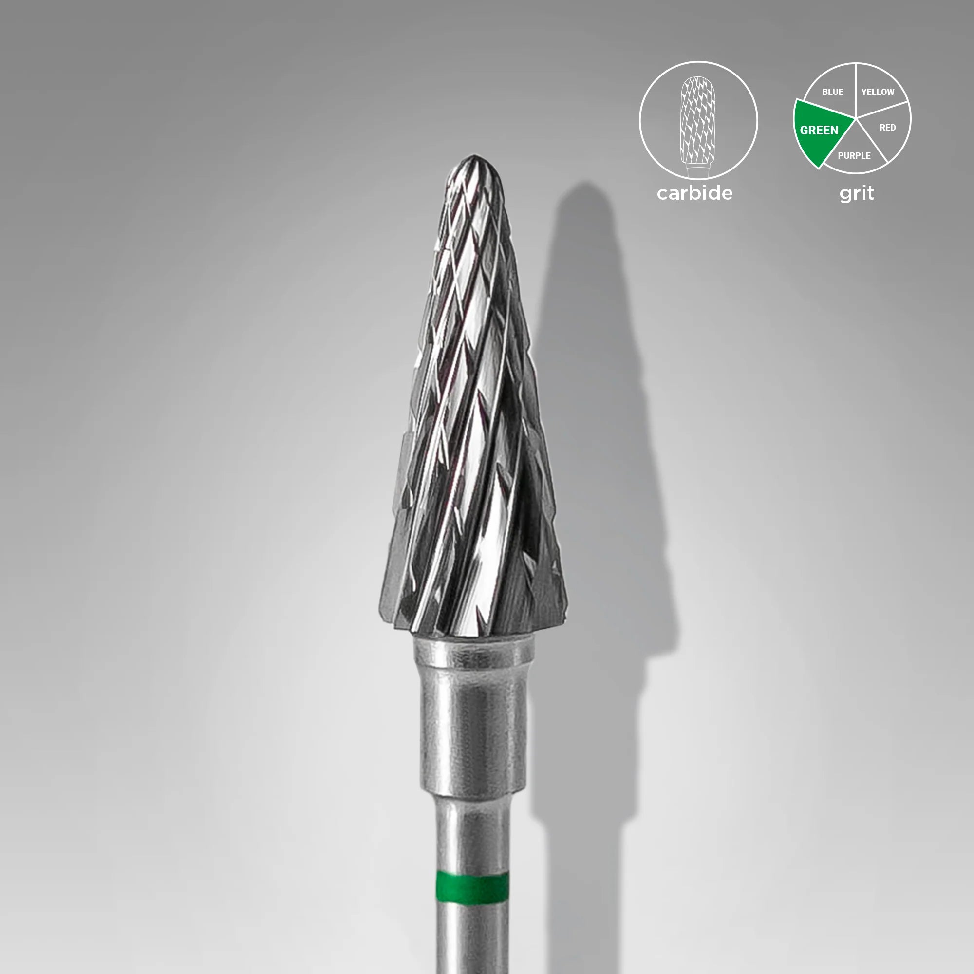 Hartmetall Bit Kegel Grün