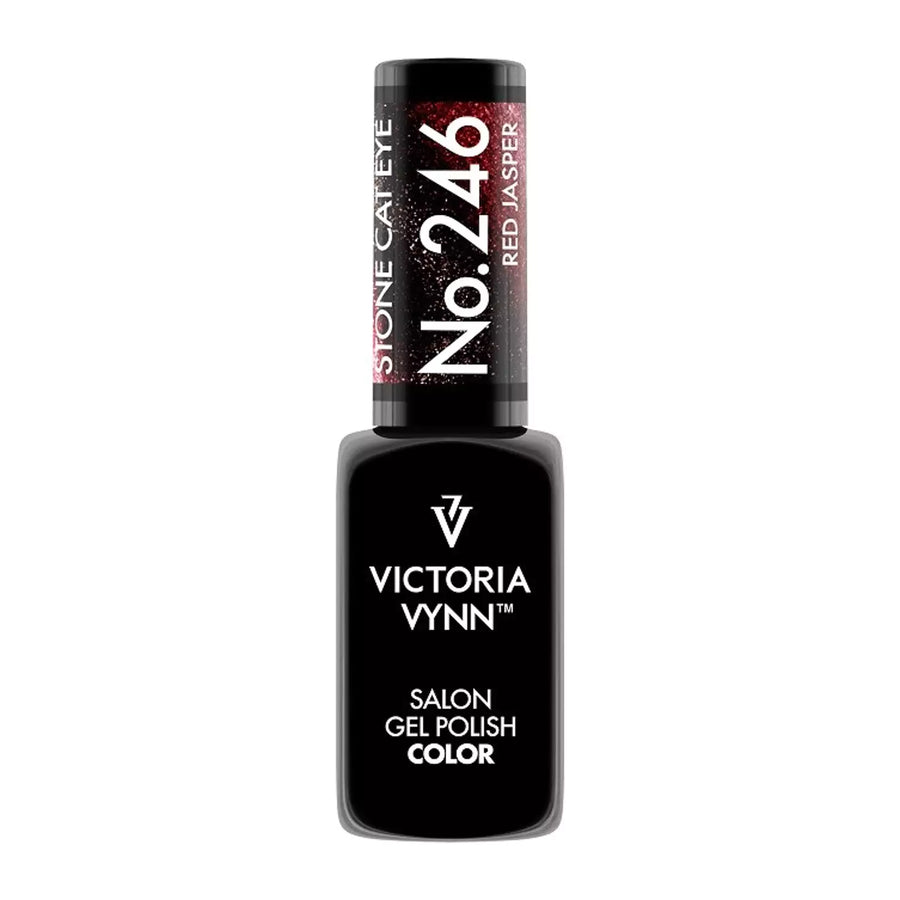 GEL POLISH - 246 Cat Eye Red Jasper