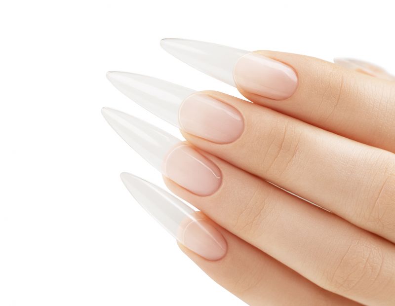 SOFT GEL TIPS - Set with Long Stiletto tips