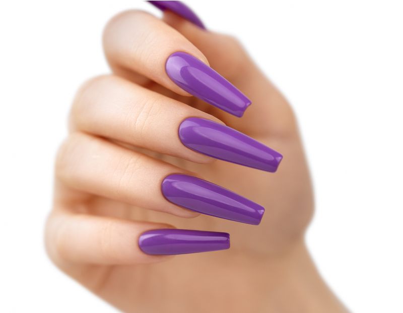 SOFT GEL TIPS - Set with Long Coffin tips