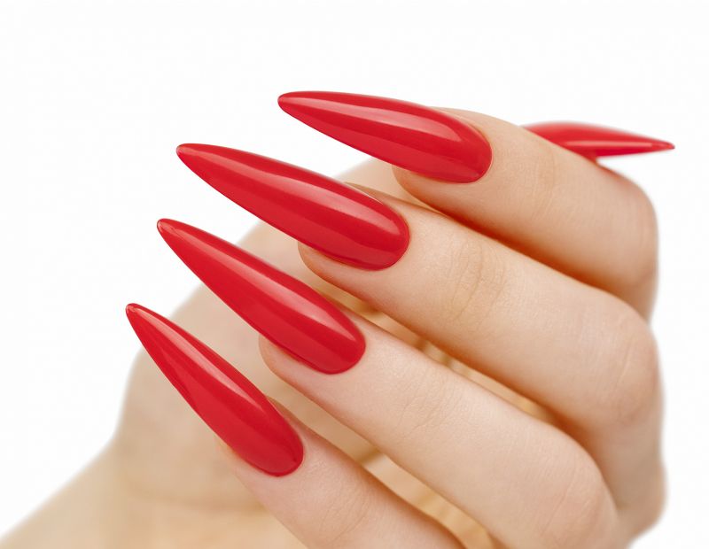 SOFT GEL TIPS - Set with Long Stiletto tips
