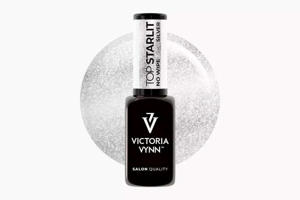 Starlit Silver No-Wipe 8 ml GEL POLISH VICTORIA VYNN