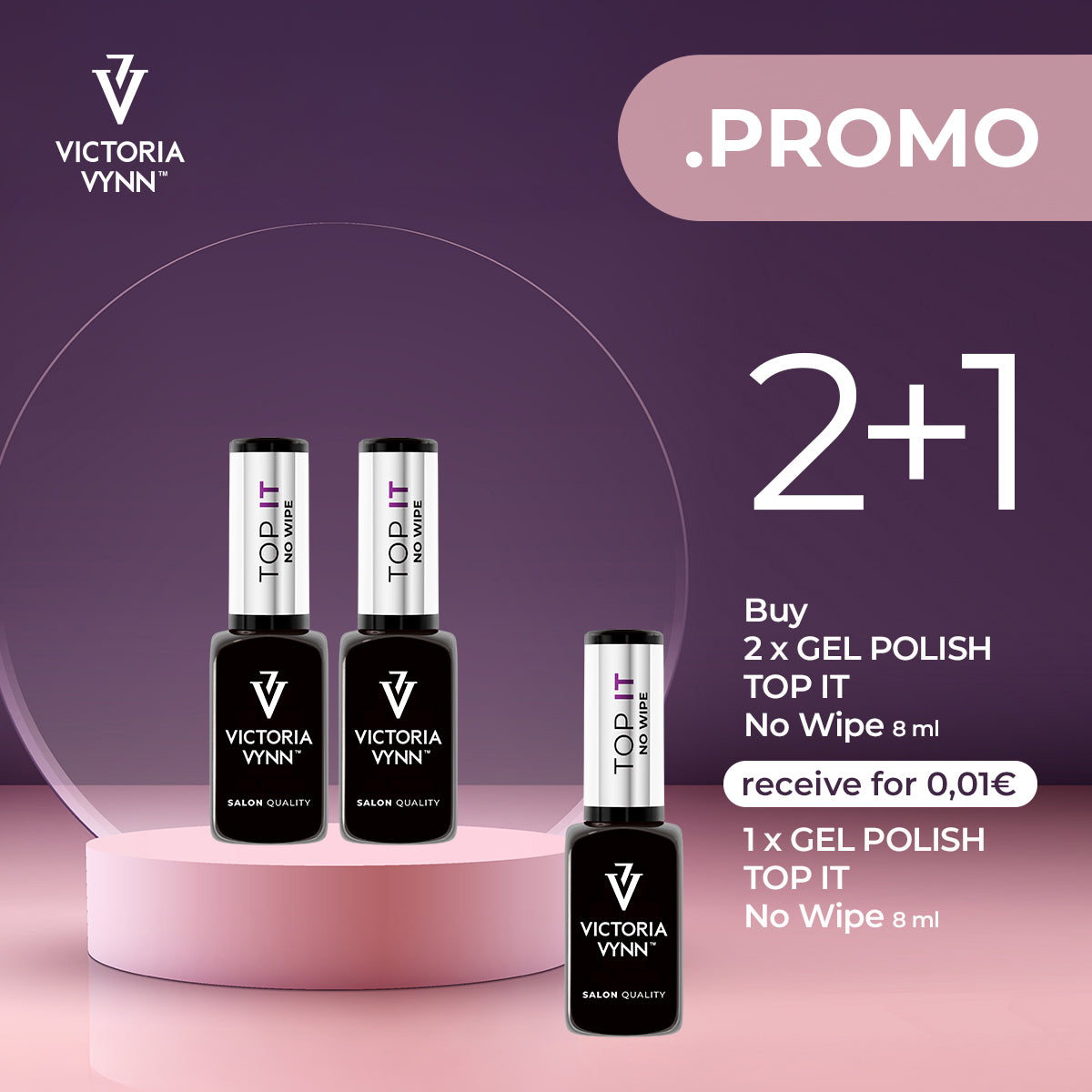 TOP IT NO WIPE 8ml  2+1